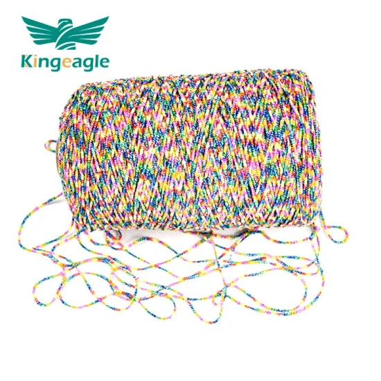 Kingeagle Fil à tricoter chenille fantaisie 100 % polyester coloré de haute qualité