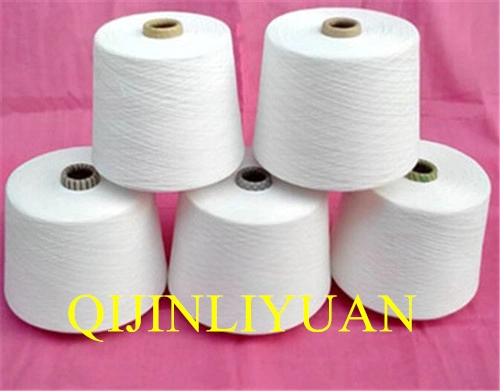 Textile CVC 80/20 Fils mélangés de polyester de coton en stock pour tricoter des textiles